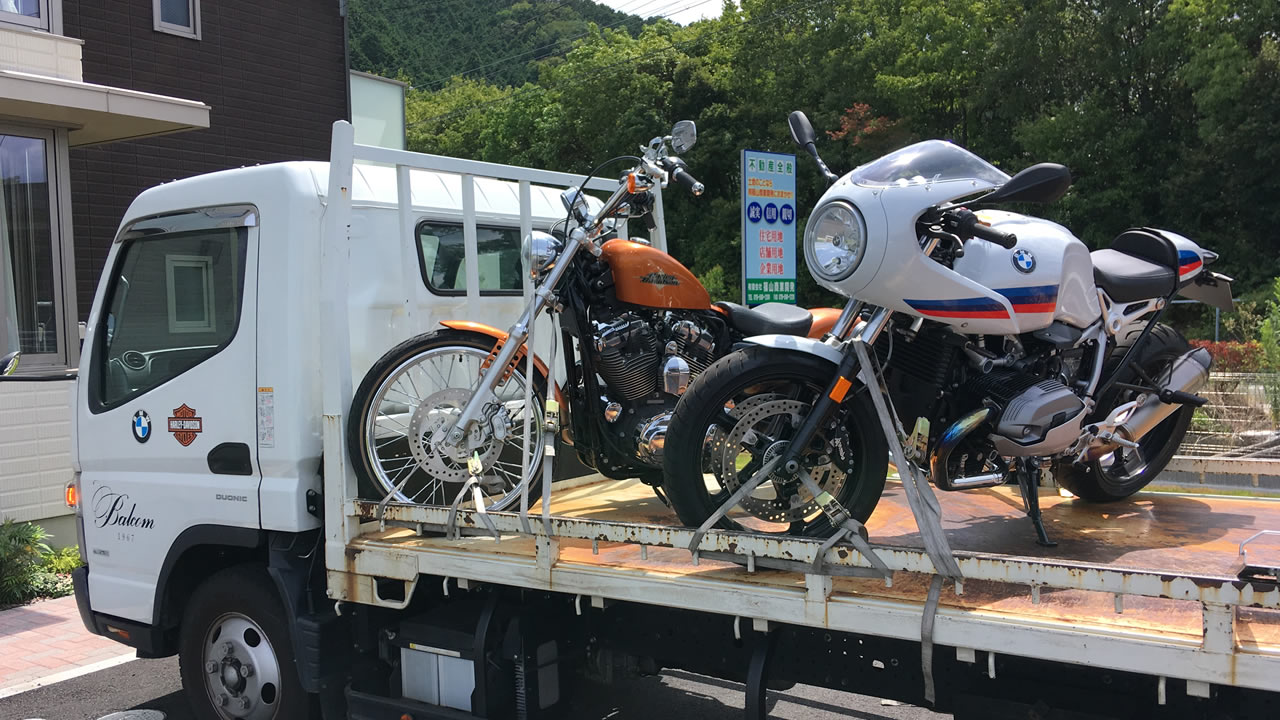 バルコムさんが岡山から納車してくれました。