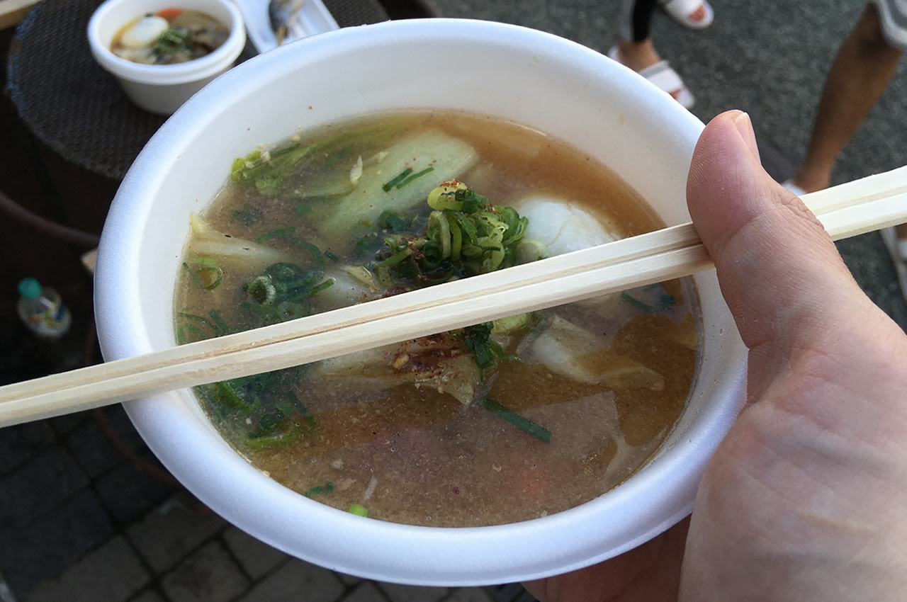 味覚汁をいただきました
