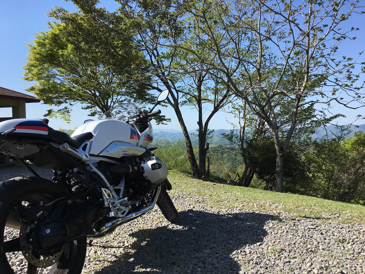 R nine T racerと多紀連山パート2