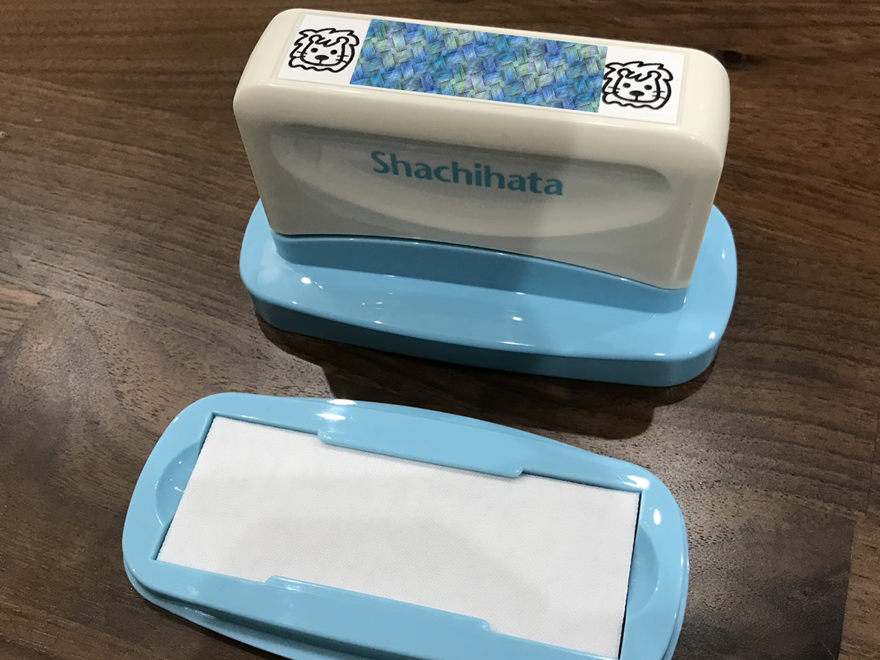 おむつポンの目印を貼ろう