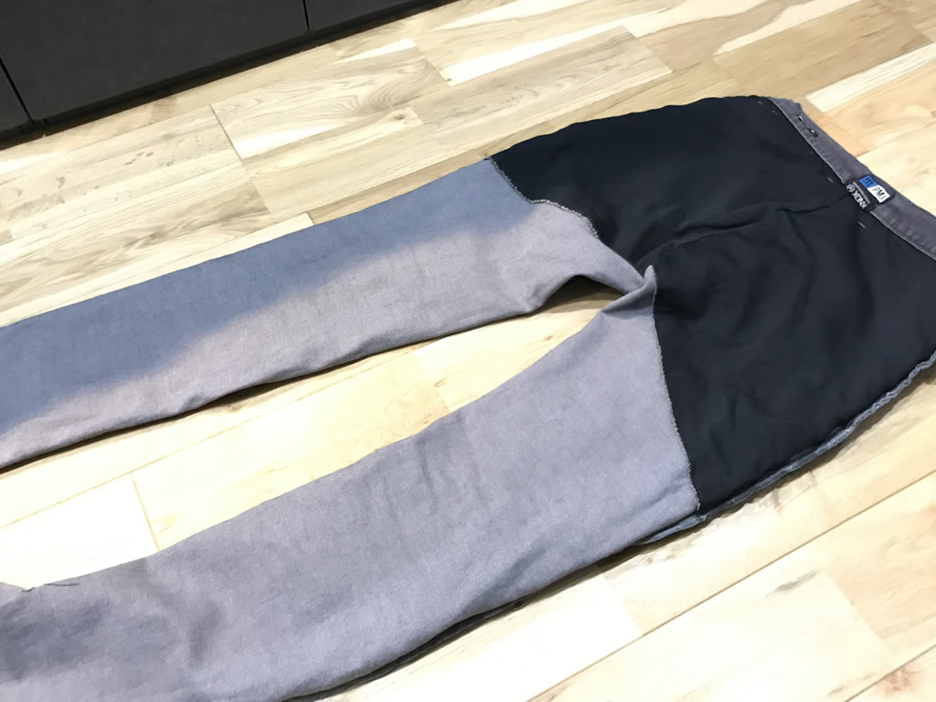 防弾繊維TWARON(R)がしっかりとお尻周りをガード
